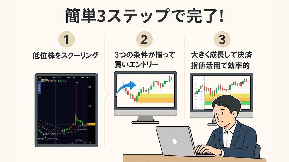 プロが教える低位株の投資法を公開します 大きな成長を夢見て、低位株で生きていきたいあなたへ イメージ2