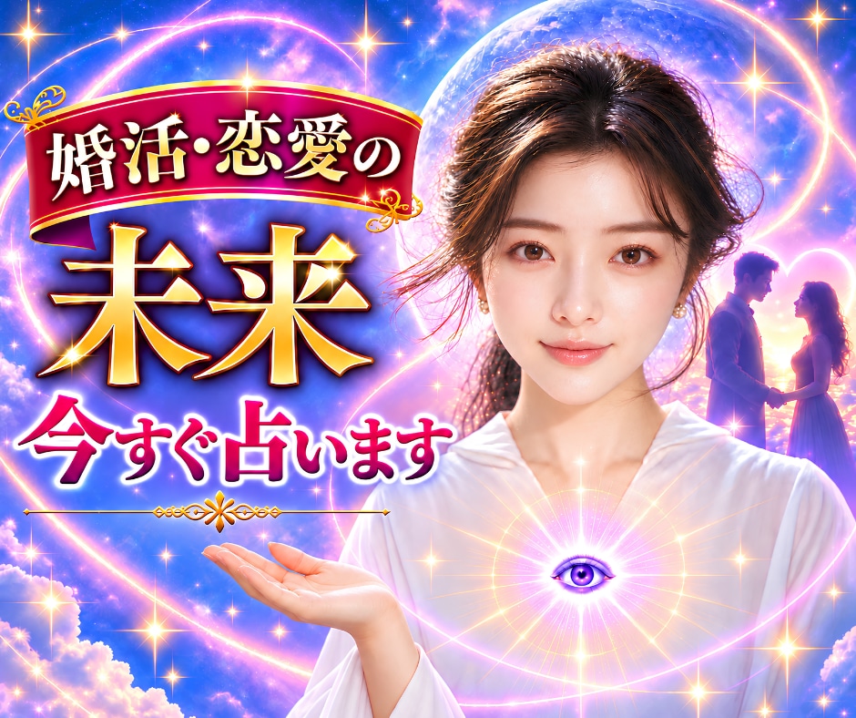婚活・恋愛の未来を今すぐ占います ご縁の波をキャッチする恋の占い イメージ1