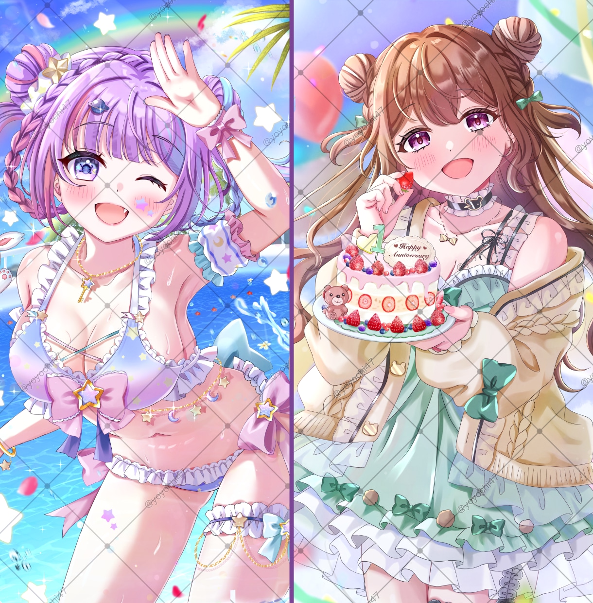 むちむちセクシー！可愛いイラストお描きします Vtuberグッズ、スチル、アイコン、立ち絵などお届けします イメージ3