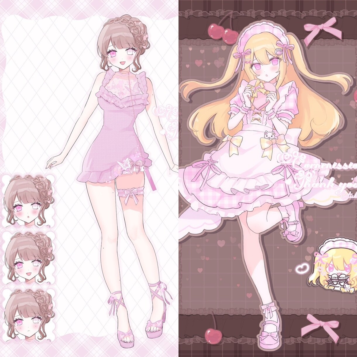 衣装デザインOK!立ち絵を制作します VTuberさんなどにおすすめです✨ イメージ1