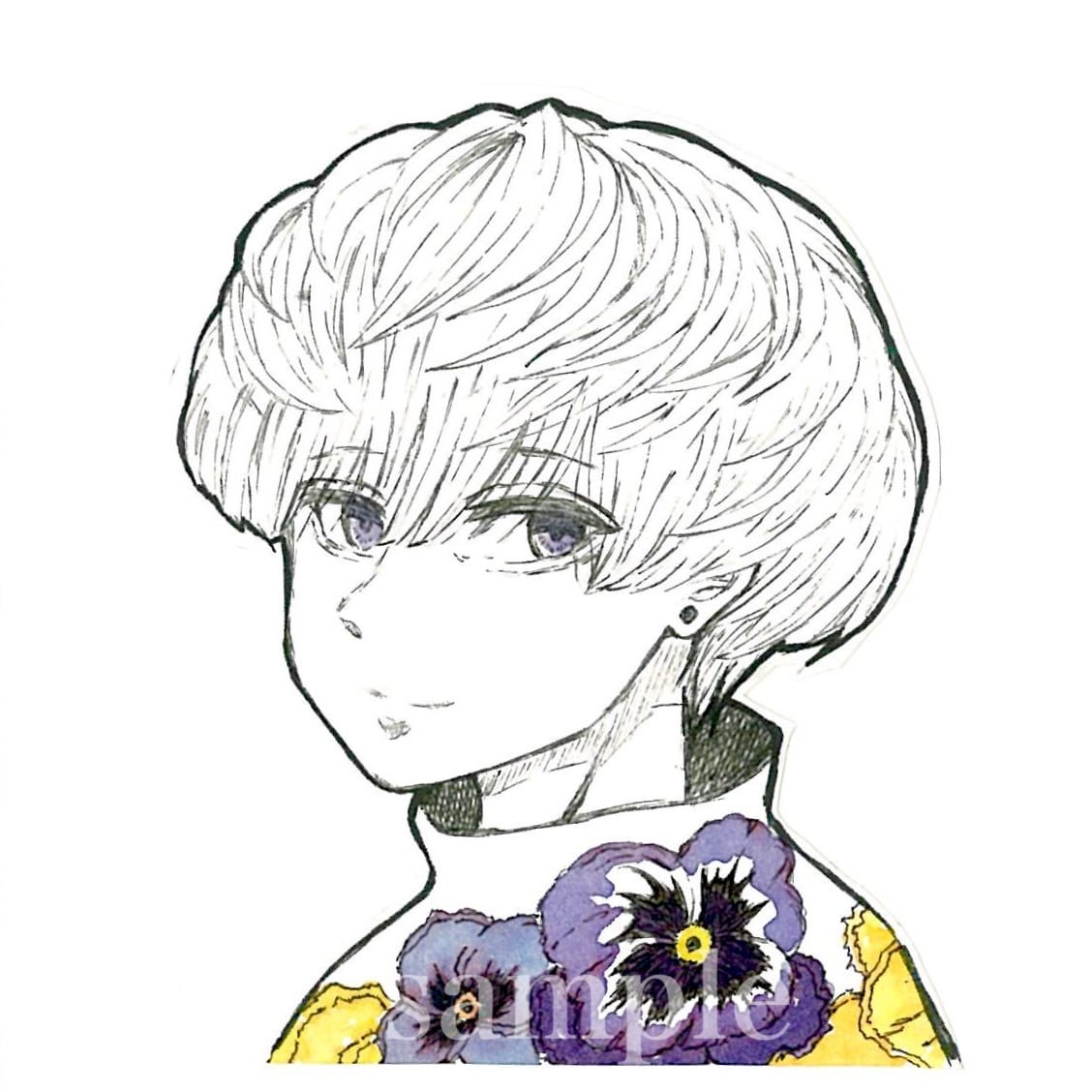 あなただけのSNS用アイコンイラスト！描きます 水彩とペン画のイラストが好きな方いかがですか？ イメージ3