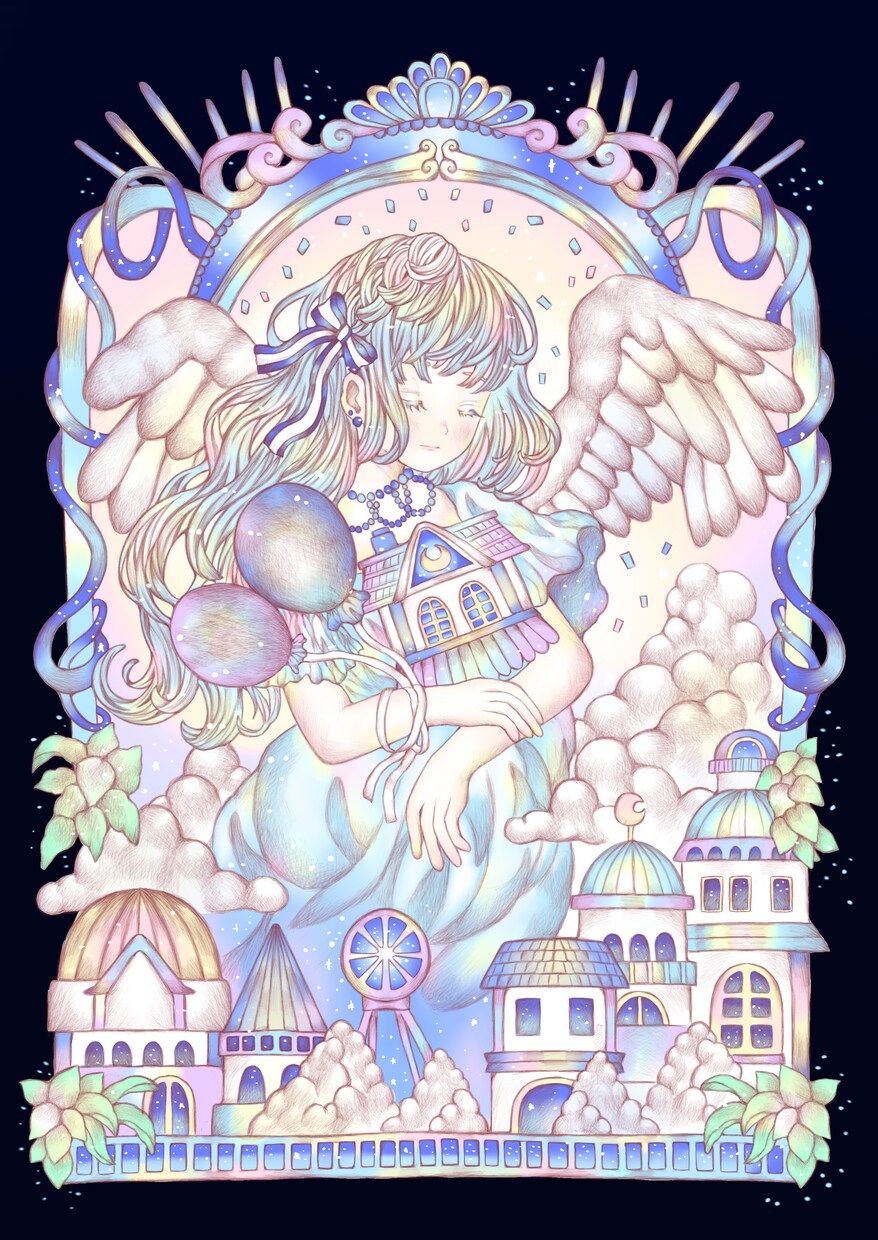 物語の温度を形に。幻想的な挿絵・一枚絵制作をします 物語の世界を彩る、夜の魔法を纏ったイラストをあなたへ。 イメージ2