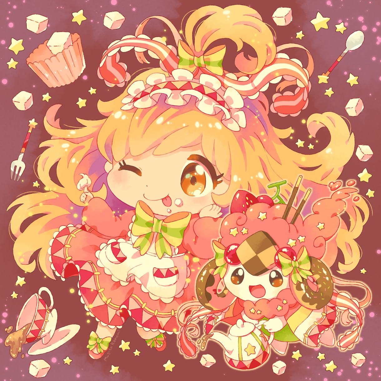 商用◎アニメ公式風なミニキャライラスト描きます Vtuber/歌い手/キャス画/Twitter/グッズ等に！ イメージ9