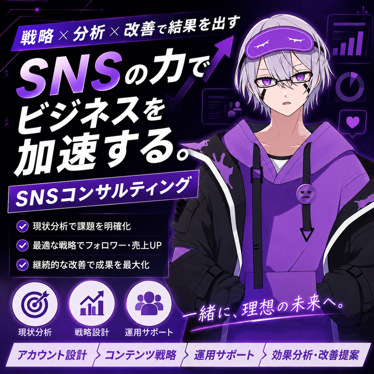 SNSの個別コンサルさせていただきます 【先着10名】YouTube42万人、総再生回数2.9億回 イメージ1