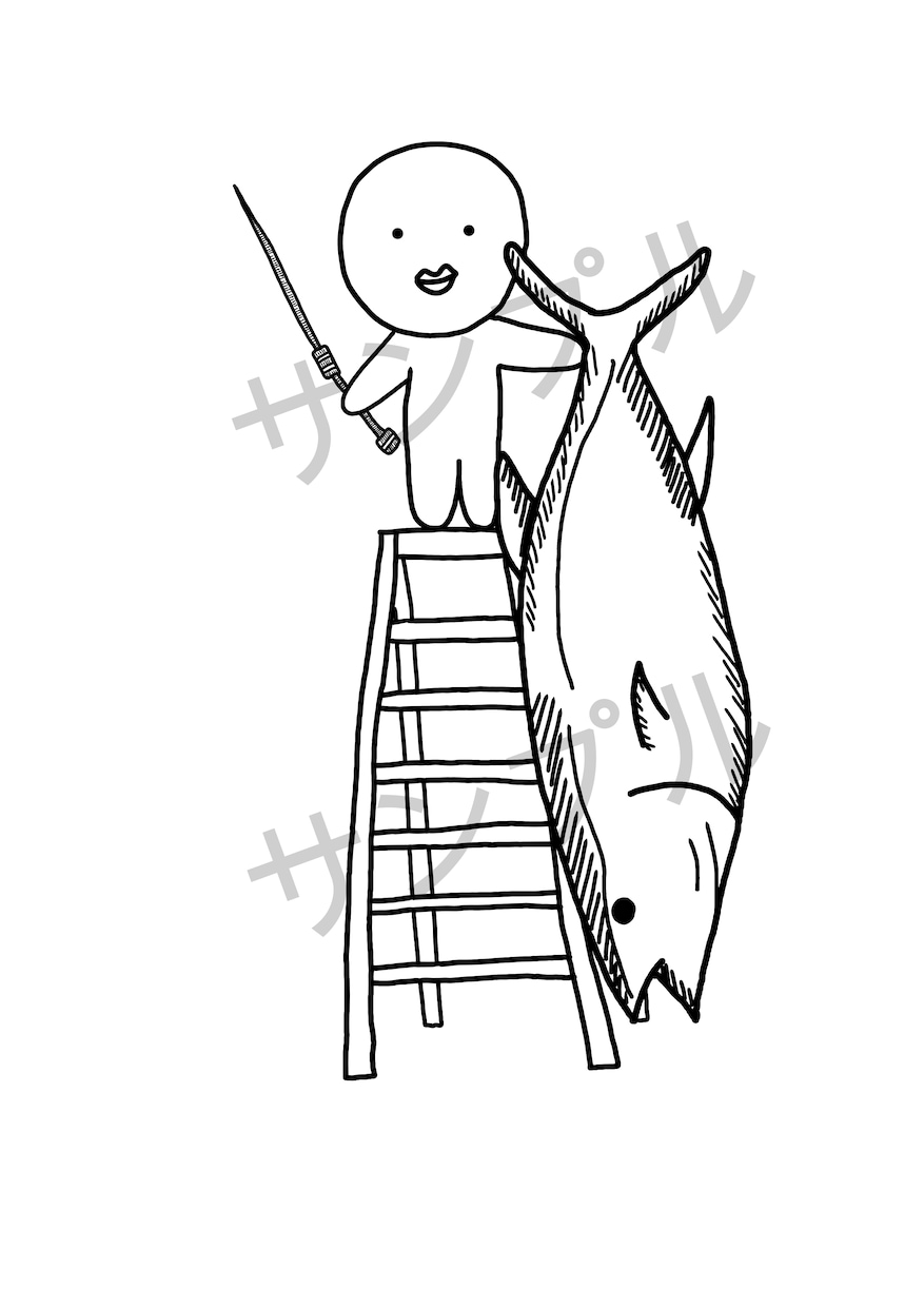 シュールな笑いを誘うイラストを描きます 老若男女誰が見てもクスッと笑える作品です イメージ3