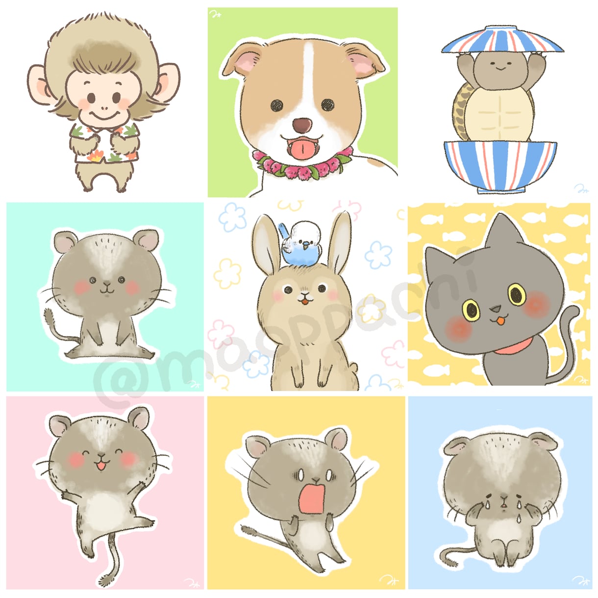 ほんわか可愛い！手描きタッチの似顔絵描きます SNSのアイコンにオススメ♪赤ちゃんから男性、ペットまで！ イメージ9