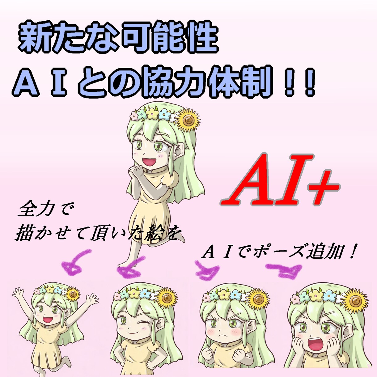 デフォルメキャラクター(全身)制作します フルオーダーでじっくり制作、修正等数回に及んでも追加料金なし イメージ8