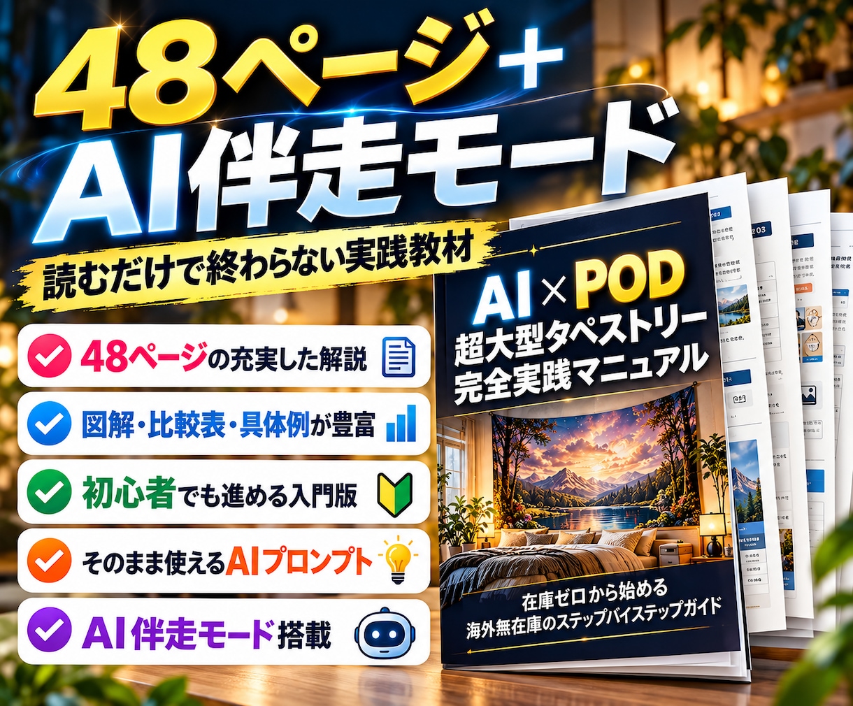 AIタペストリーを海外無在庫販売する方法を教えます 在庫ゼロ・発送作業なしで始める海外販売ビジネスの完全実践教材 イメージ9
