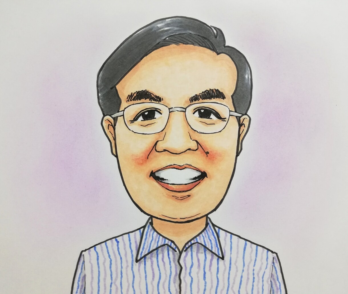 似顔絵を描かせていただきます お写真から愛嬌のある似顔絵に♪ イメージ2