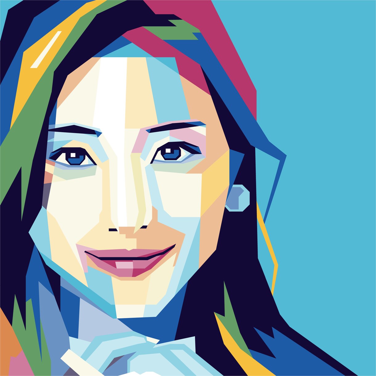 WPAP Artを作ります 思い出の人、憧れの人、ずっと残したい人をアートにしませんか？ イメージ4