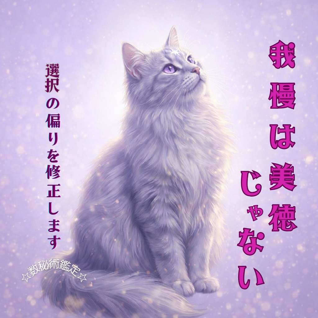 いつも自分ばかり我慢	してしまう心の癖を読解きます 自己犠牲を選ぶ心の悲鳴に気付いて！数秘術/選択の偏り修正 イメージ1