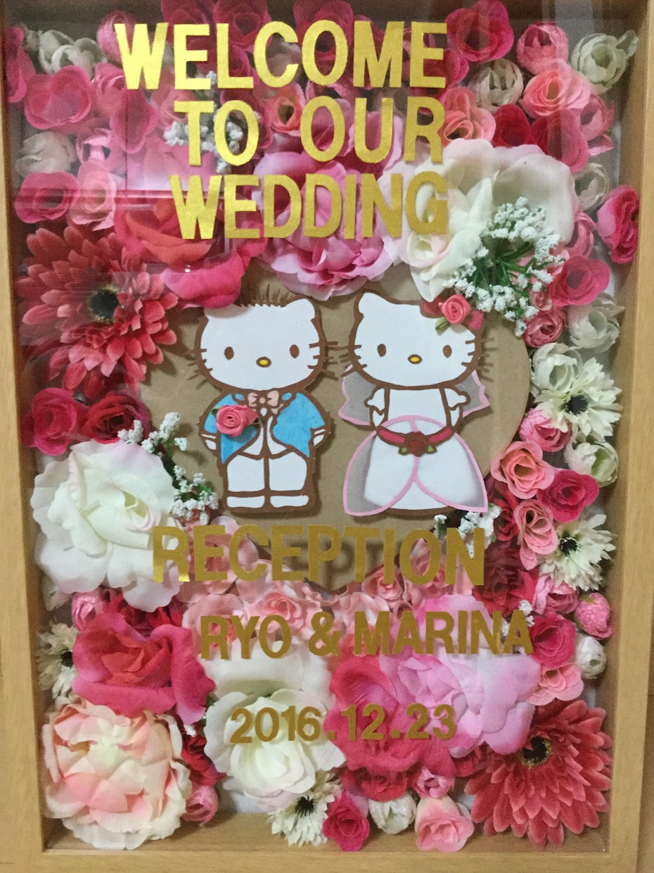 結婚式のウェルカムボード作成いたします 切り絵・クイリング・ペーパークラフトなどでお作りいたします。 イメージ5