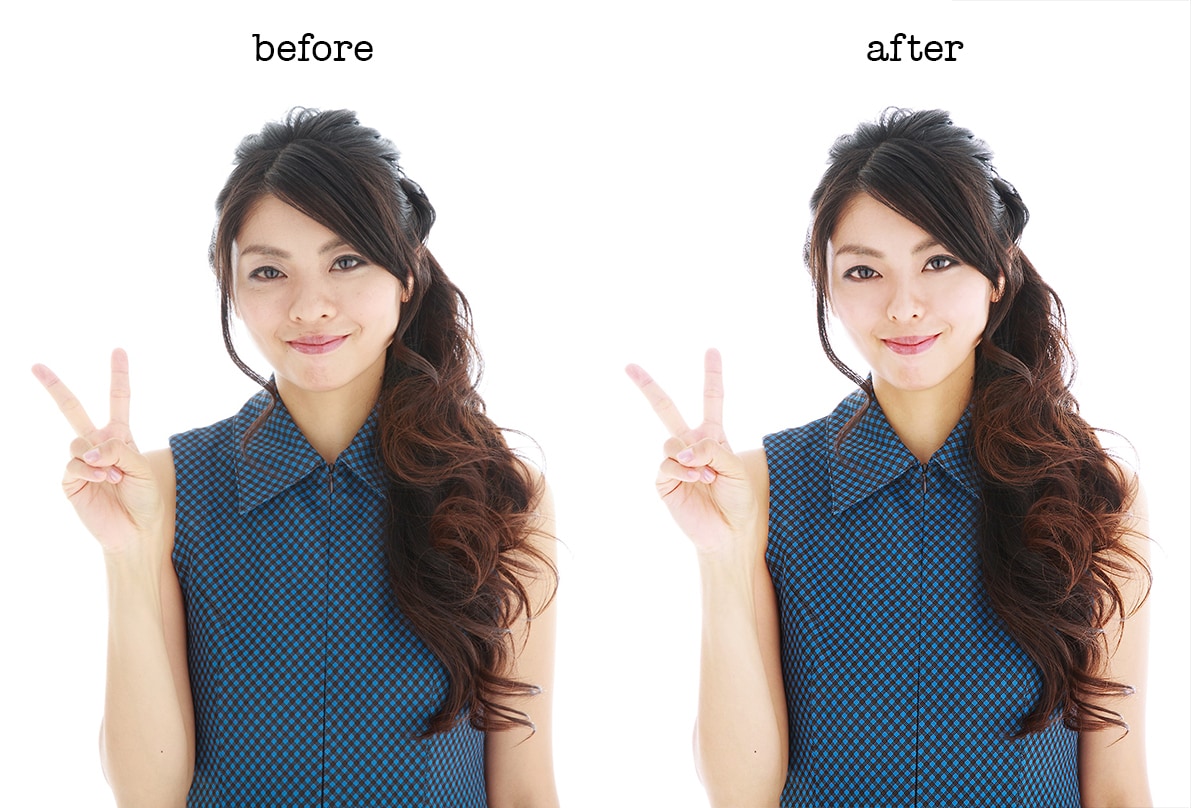 人物写真をより美しく！プロがレタッチを行います 写真をさらに魅力的にしたい！というご要望にお応えします！ イメージ2