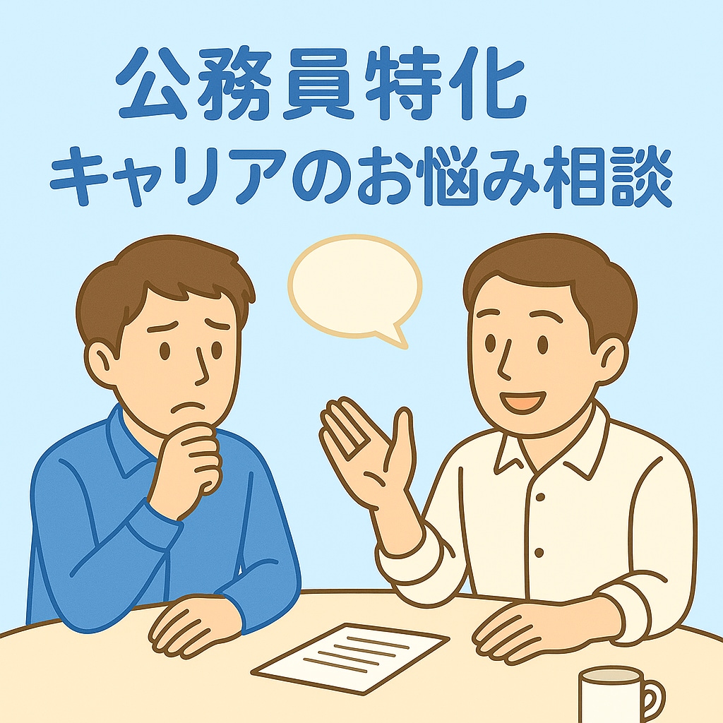 元都庁×キャリコンが支援！キャリアのお悩み聞きます 公務員特化でマンツーマンサポート！ イメージ1