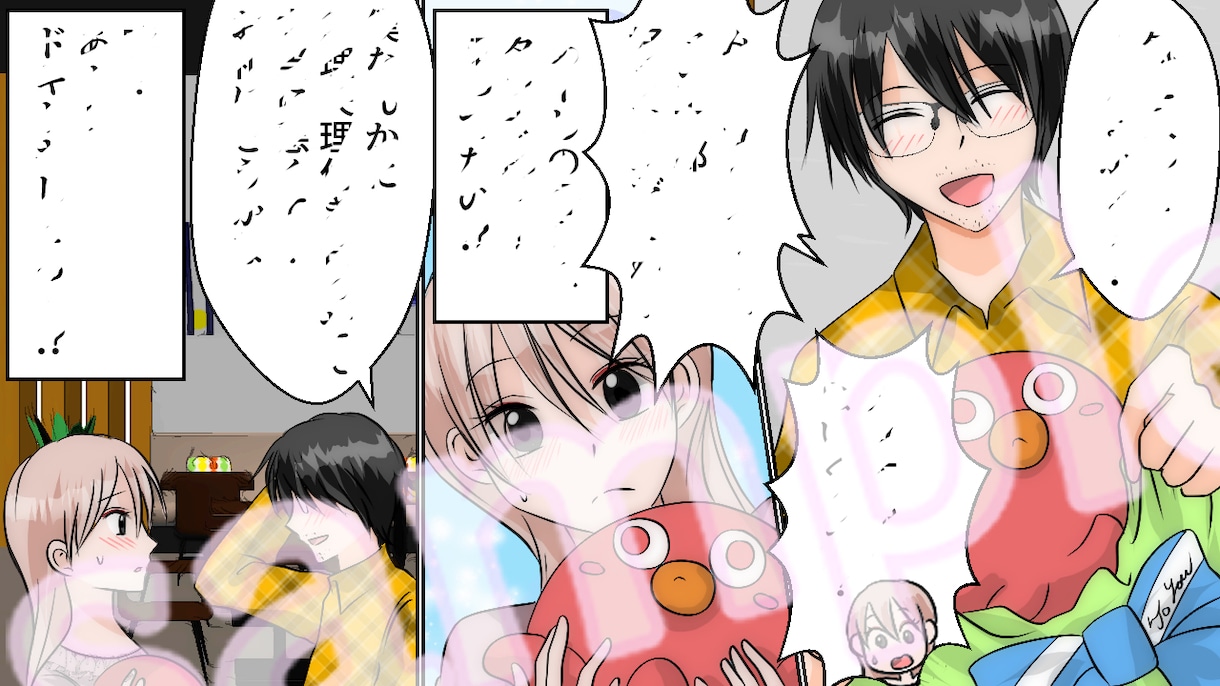 実績多数★youtube漫画イラスト描きます youtube広告LP漫画その他★最短７日！ イメージ5