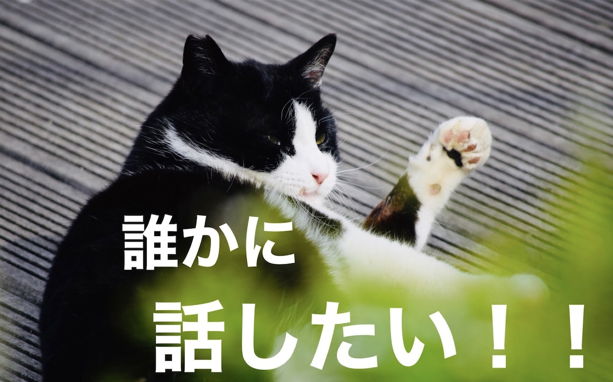 聞いて欲しい！そんなあなたの心に寄り添います 誰かに話したい！人と親密になることを恐れてしまうあなたへ イメージ1