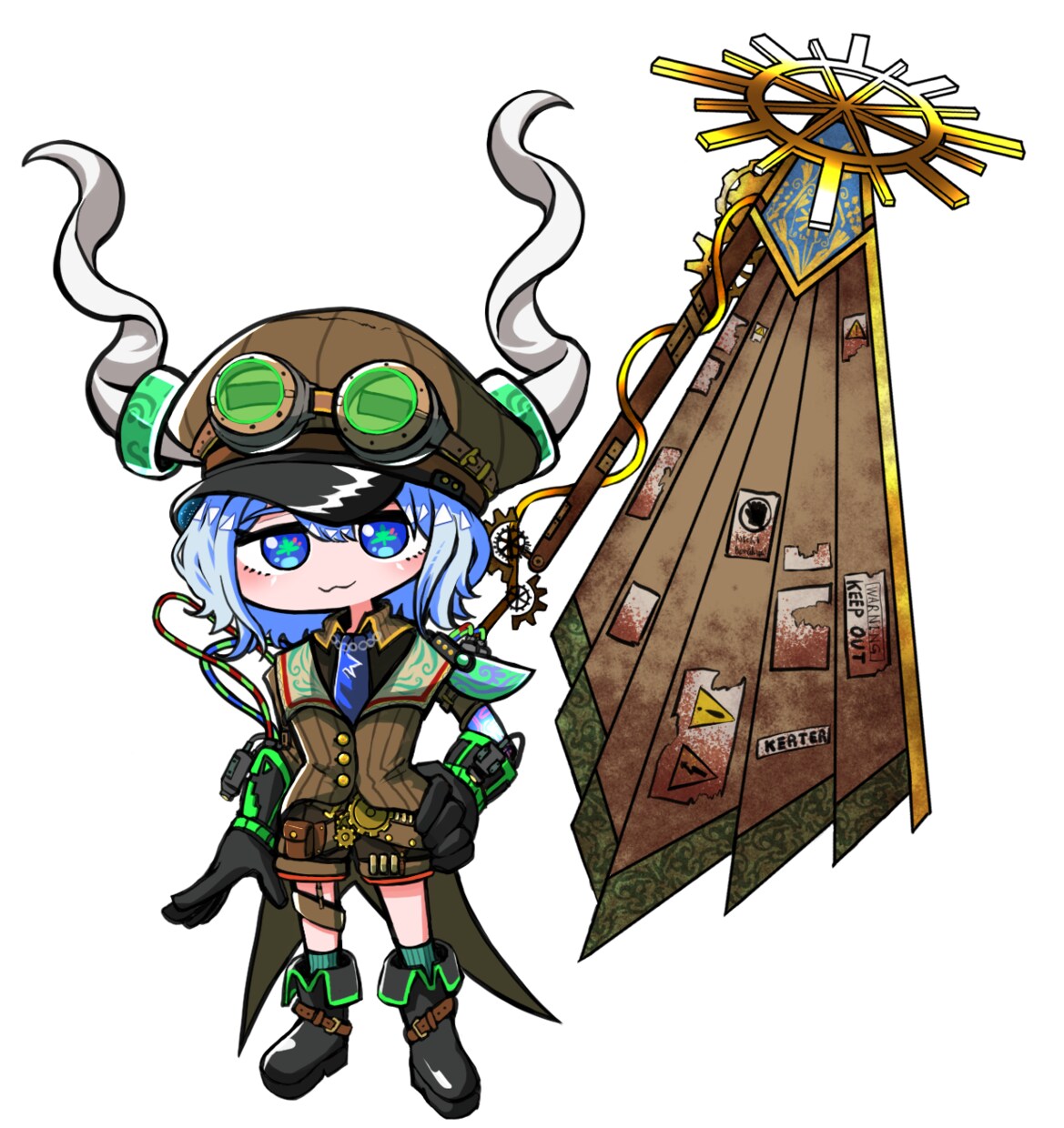 オリジナルキャラクターやvtuberのSD描きます 商用利用OK！ SNSアイコンなどにもどうぞ” イメージ4