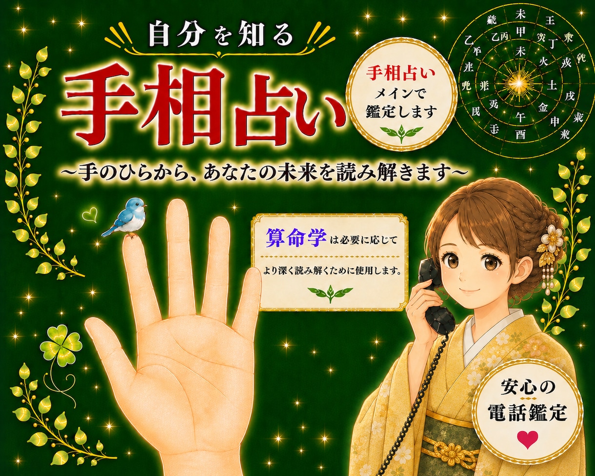 手相は変わります❗今のあなたを占います 「今、どうなんだろう？」手相から分かることをお伝えします❗ イメージ1
