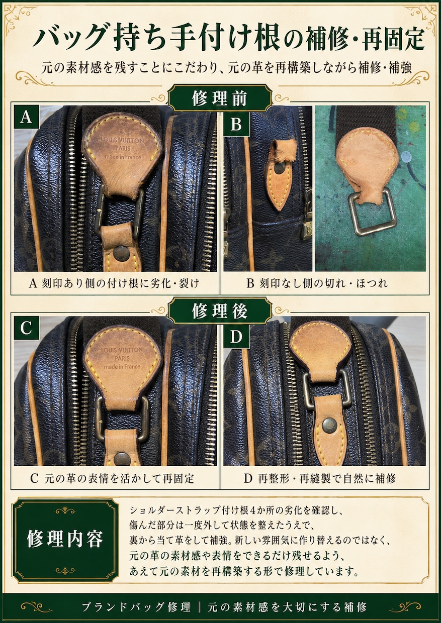 革製品のお修理致します バッグ・革小物のお悩み、丁寧にご提案します！ イメージ2