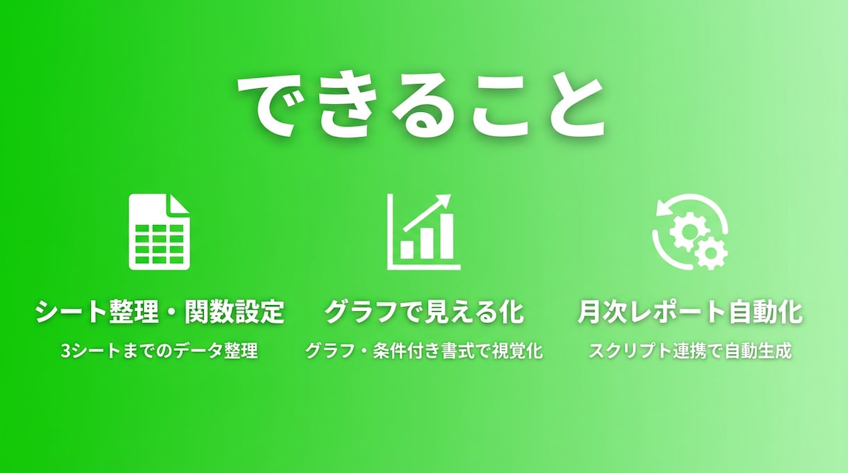 スプシの整理と集計表の作成を代行します 3シートまでの整理と関数設定から対応 イメージ3