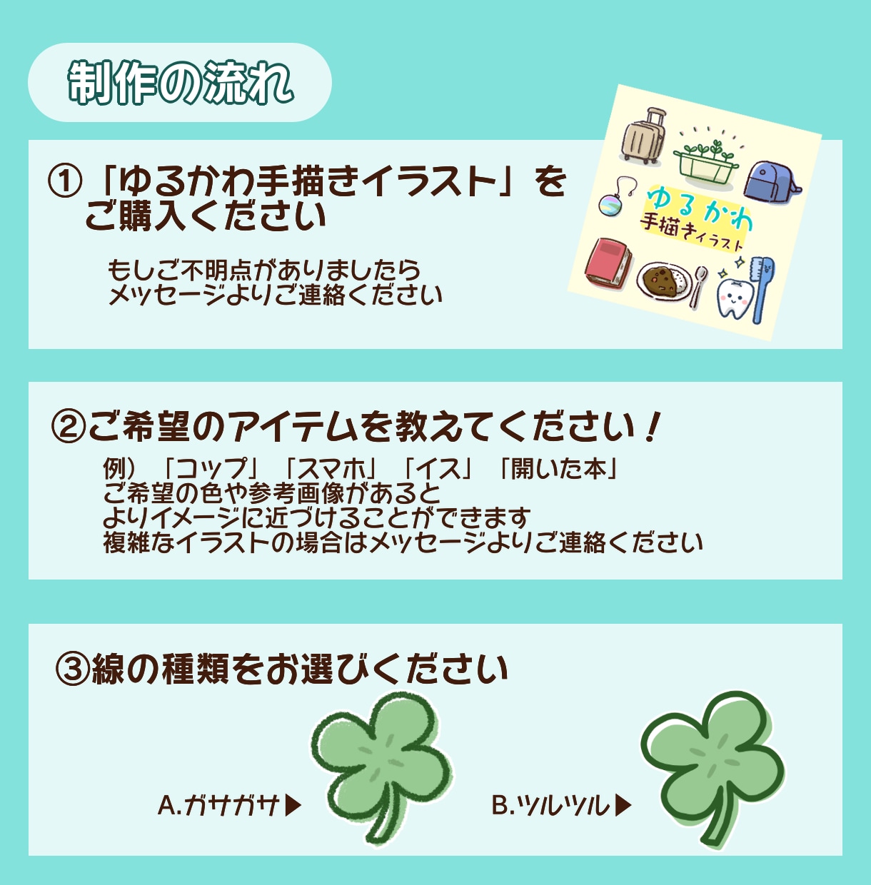 ゆるかわ手描きカットイラスト4点描きます あなたのブログや書籍、かわいい挿絵で差をつけよう！ イメージ2