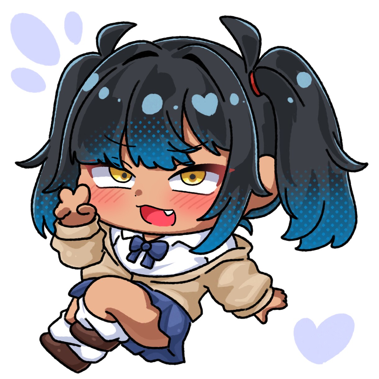 もちもちの癒しデフォルメイラストを描きます 男女問わずもちもちなデフォルメイラストを描きます！ イメージ1