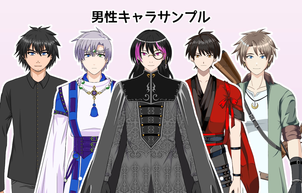 真横向き可!男性Vtuber作成します 新Grade導入!配信スタイルに合わせた可動域で提供 イメージ5