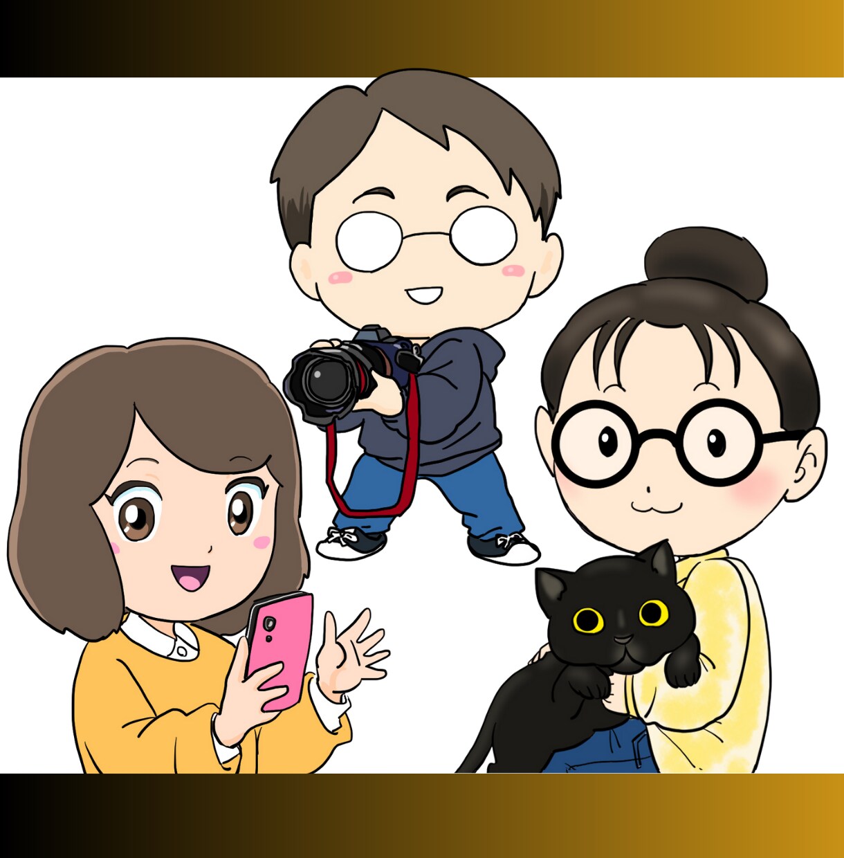 副業アカの信頼感を一発で上げるちびキャラ描きます アイコン・ちびキャラ似顔絵・商用OK・初めてでも安心 イメージ9