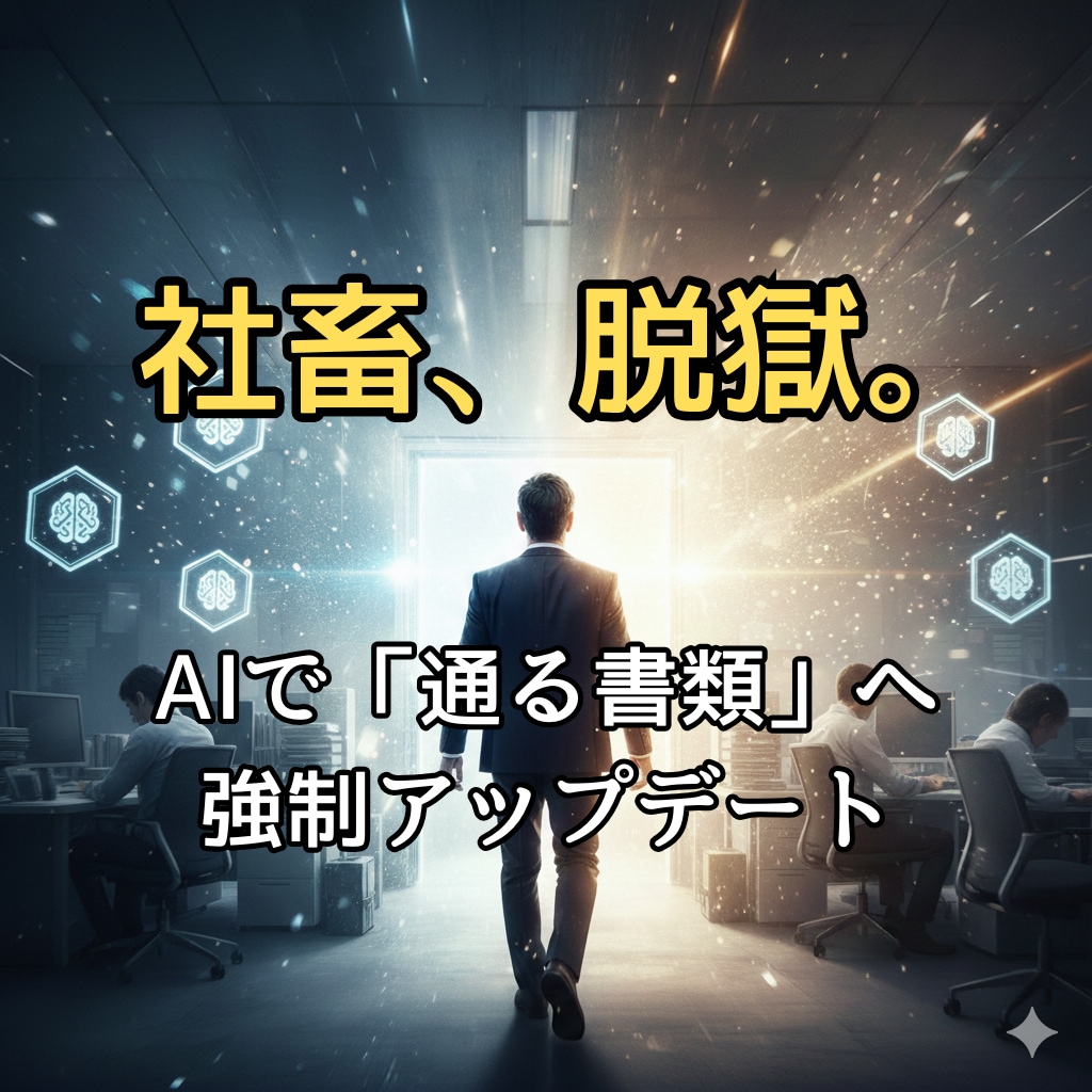 社畜脱獄！通る職務経歴書・自己PRを作成します 通過率UP！AIがあなたの経歴を企業が欲しがる実績へ変換 イメージ1