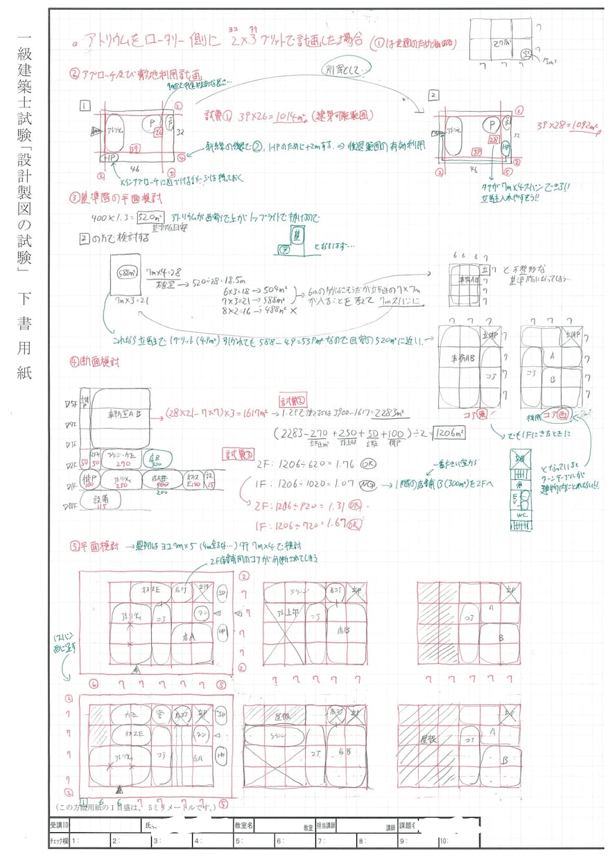合格者あり！一級建築士一発合格者がアドバイスします 資格学校で指導されたが伸び悩んでいる方、初受験の方に イメージ3
