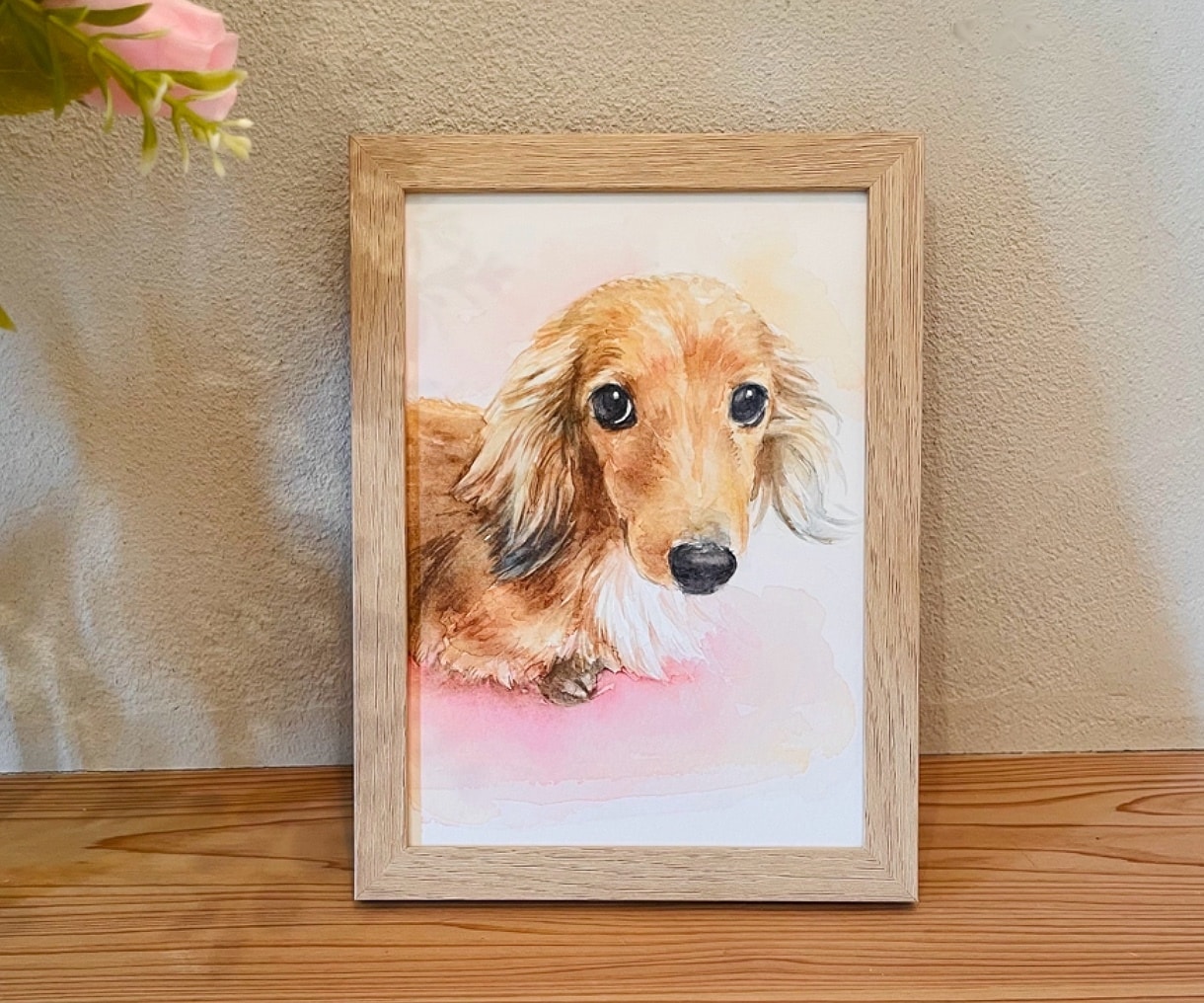 ペット似顔絵　手描きの水彩画で優しく描きます 犬・猫その他ペット全般の似顔絵/プレゼントにもオススメ◎ イメージ3
