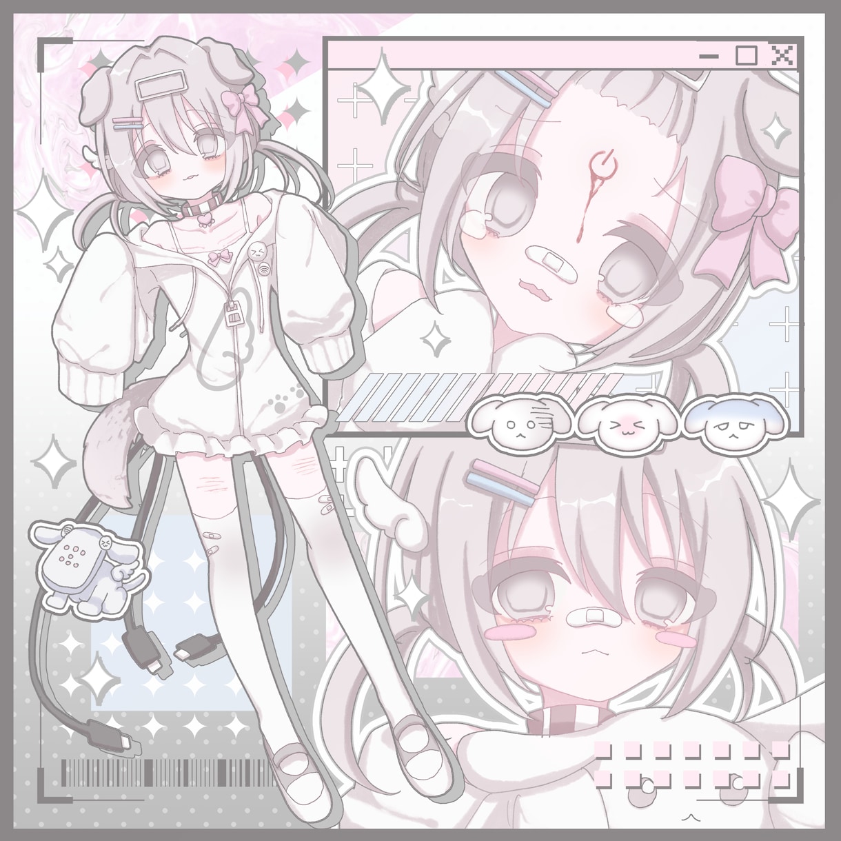 可愛いキャラクターの一枚絵イラストを制作します 今月中にご依頼いただければ6月末納品可能です！ イメージ1