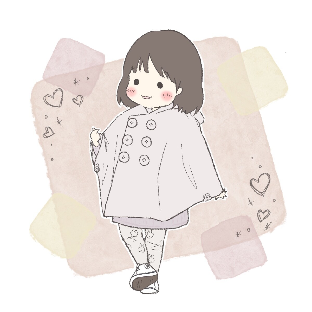 お子さまのゆるかわイラスト描きます SNSのアイコンや待ち受け、成長の記念にどうぞ！ イメージ1