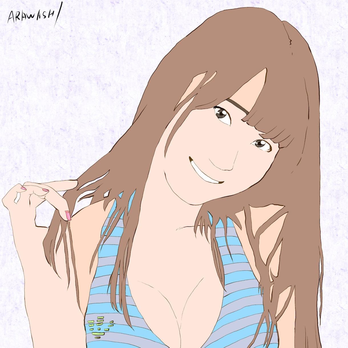 写真からイラスト風似顔絵アイコン描きます アイコンを変えて気分転換したい時などにご利用ください。 イメージ2