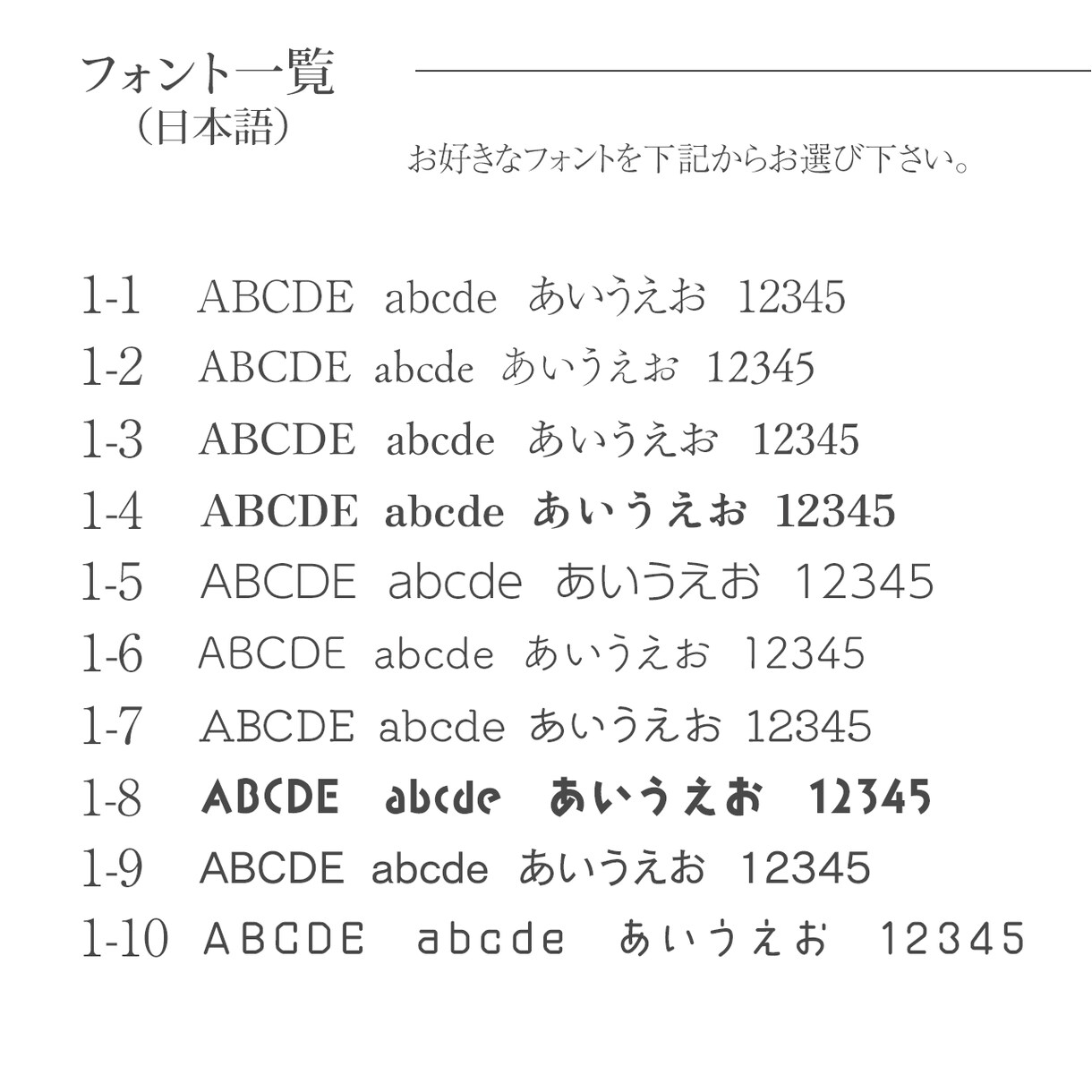 セミオーダーでスクエアカード制作します 選ぶだけで簡単！大人おしゃれなカードを作成します イメージ6