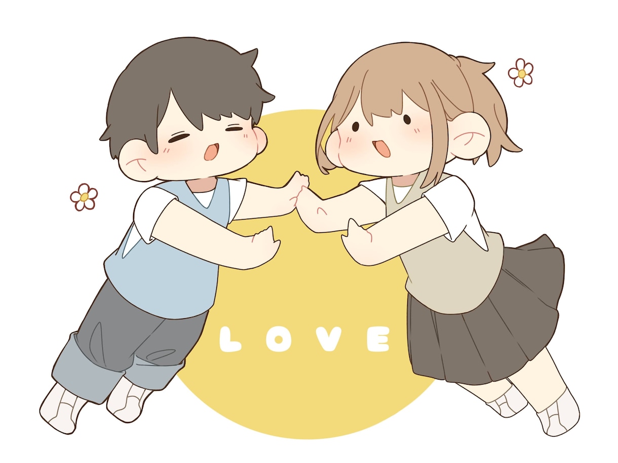 商用OK！ほんわかしたイラスト描きます ウェルカムボード、SNSアイコンなどに！！ イメージ1