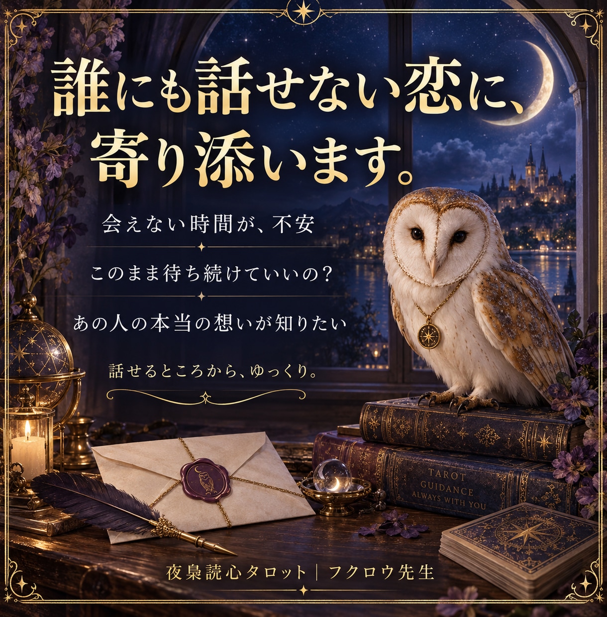 誰にも言えない複雑な恋とあの人の本音を占います 否定せず相手の本音と二人の未来を読み解きます イメージ2
