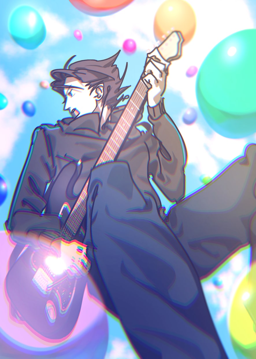 オリキャラの一枚絵を描きます 人物絵のご希望に沿ったイラストを制作いたします。 イメージ1