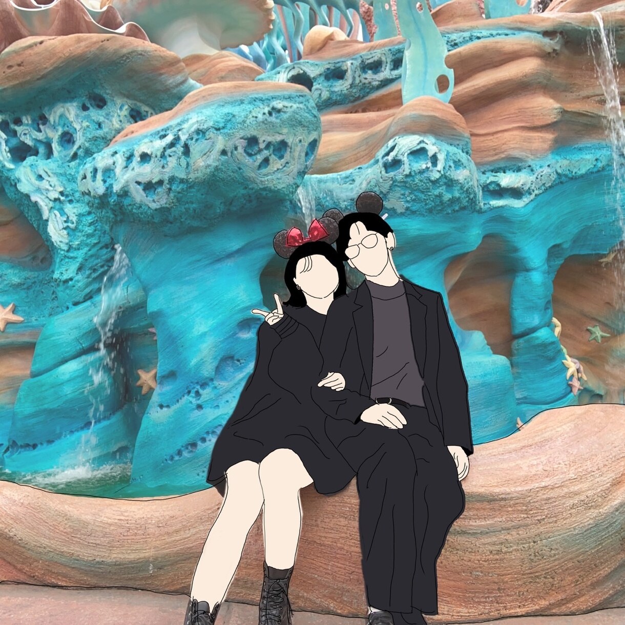 写真からシンプルなイラストを作成します 思い出をシンプルでオシャレなイラストに！ イメージ1