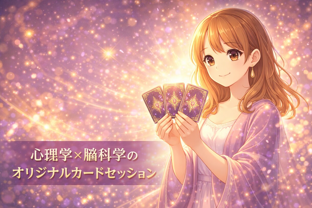 心のブレーキに気づくカードセッションします 占いじゃない。心理学×脳科学があなたの本音を引き出します イメージ1
