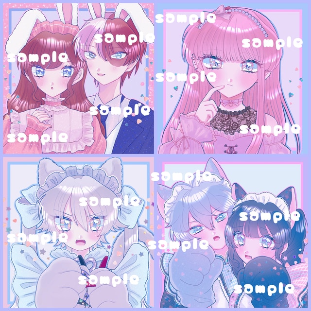イラストオーダー受け付けます ゆめかわ♡ファンシーな世界観のイラストをお届けします イメージ2