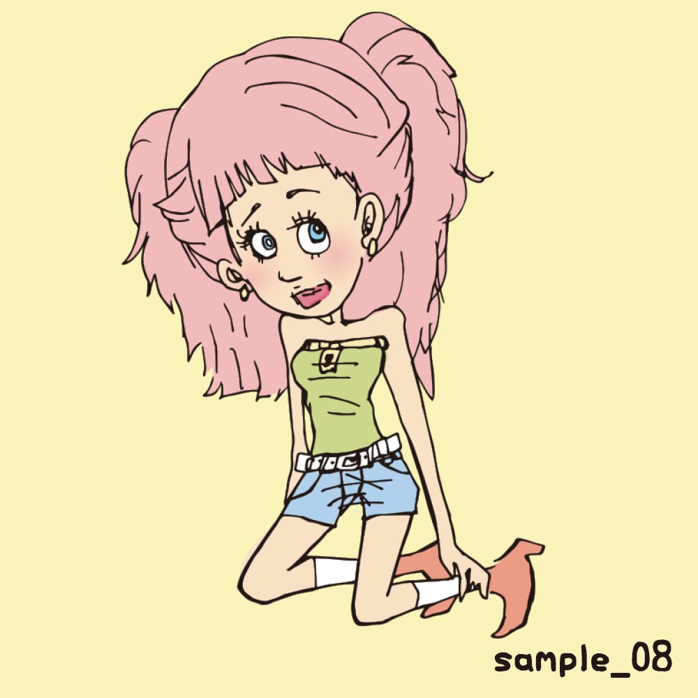 ポップかわいいイラスト描きます アメリカンでかわいいイラストがほしいあなたにお答え♪ イメージ9