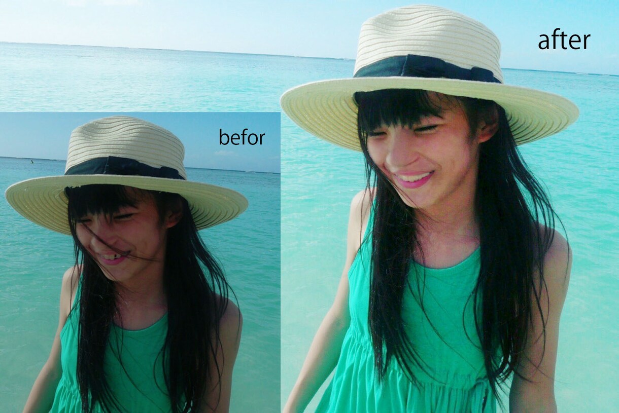 プロによる画像修正します あなたの大切な写真をお預けください イメージ1