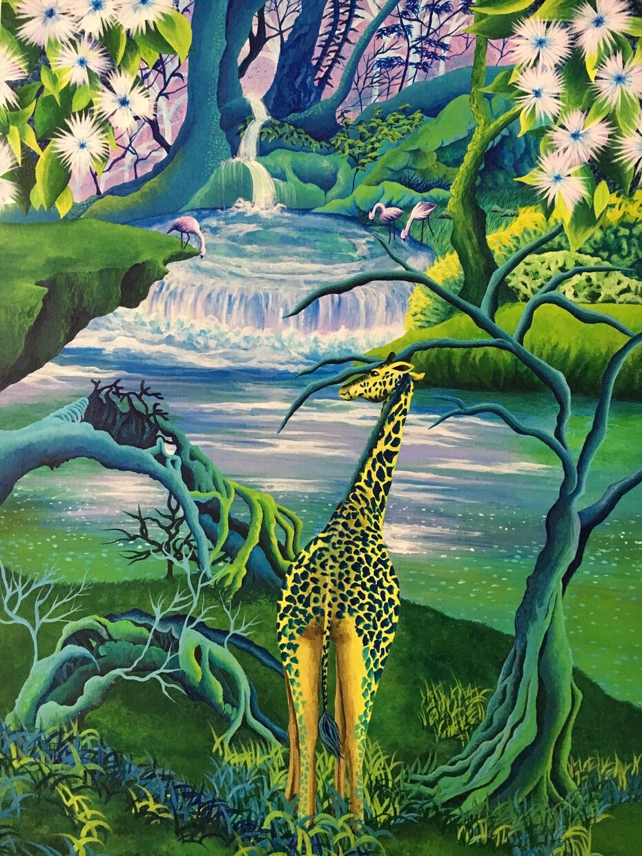 幻想風景をアクリル絵画でお届け致します 癒しの絵画、自宅に飾りませんか イメージ2