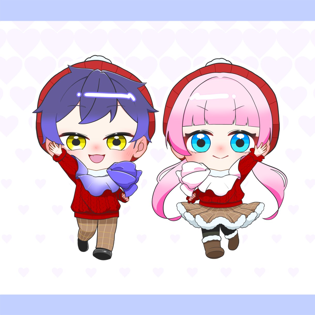 かわいい魅力upなミニキャラ描きます 【5名様限定価格】VTuber、SNS、配信やグッズ等◎ イメージ9
