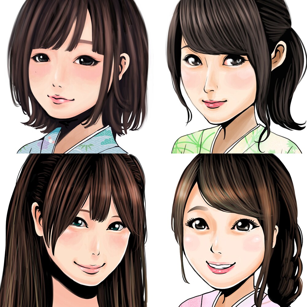 リアルテイストの似顔絵描きます サンプルのようなリアルテイストの似顔絵です イメージ2