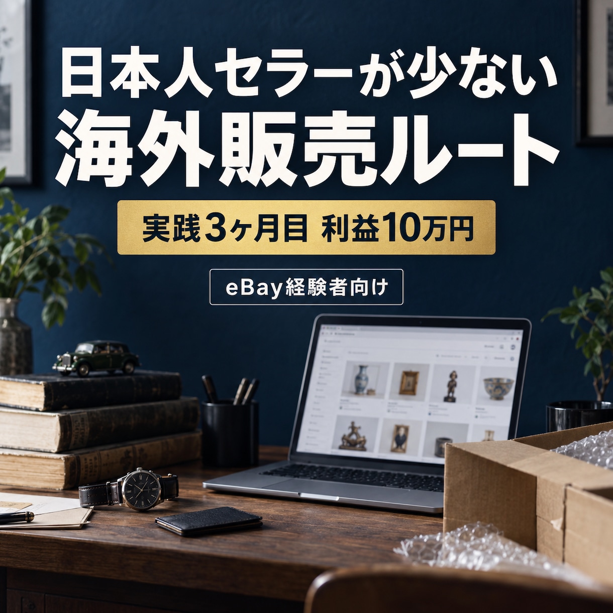 eBayより稼げた！海外オークションサポートします 商品選び・利益計算・出品導線・質問対応、実践ベースで共有！ イメージ1