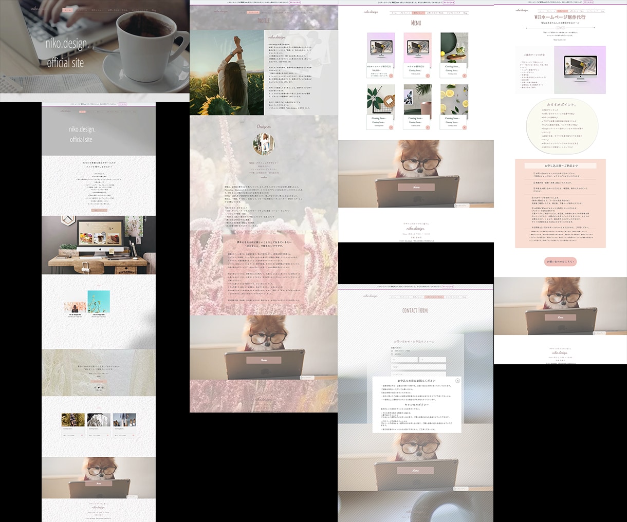 WiXあなただけの本格サイトホームページ制作します ヘッダー画像◎画像加工◎ライティング◎名刺や集客ツールに。 イメージ4