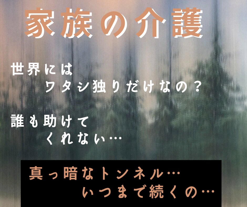 在宅介護での悩みに寄り添います 在宅介護生活で変化したご家族達へのお気持ちを全てお聞きします イメージ4