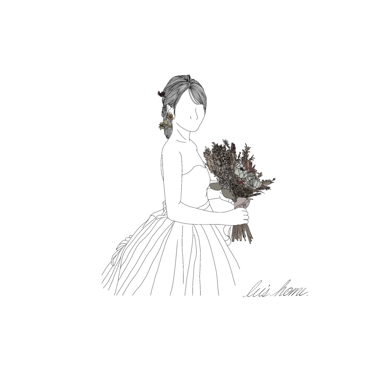 お写真を元にシンプルイラストを描きます 最短1日〜お写真のイラスト化です。商用利用無料！ イメージ3